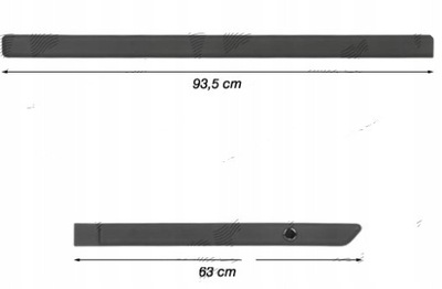 BRIDA LATERAL R+L NISSAN MICRA K12 01.03-11.10  