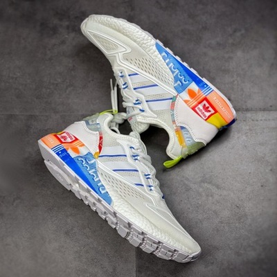 ADIDAS ZX 2K BOOST 'MULTI-COLOR LOGOS'