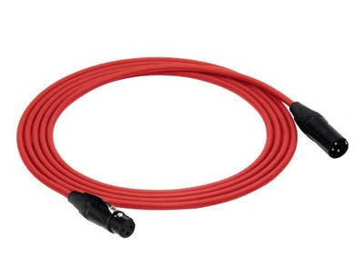 Kabel Mikrofonowy Standard Red's Music XLR Red 5m