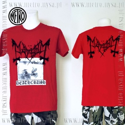 Koszulka Mayhem - Deathcrush Red - M