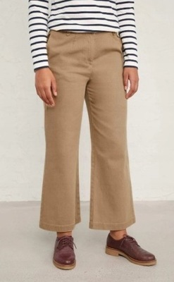 SEASALT CORNWALL SPODNIE Dappled Lane Trousers 38 M UK 10