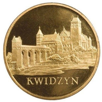 2 ZŁOTE GN -2007- MIASTA W POLSCE - KWIDZYN- MENN