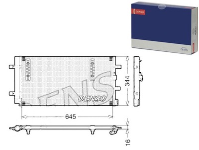 DENSO KONDENSATORIUS KONDICIONAVIMO AUDI A4 A4 ALLROAD A5 