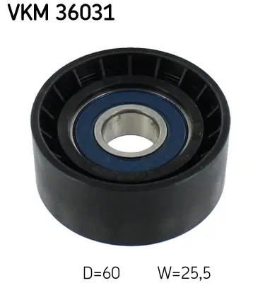 Skf vkm 36031 ролик натяжна 78x76x49 mm - якість оригінальний номер фото №1