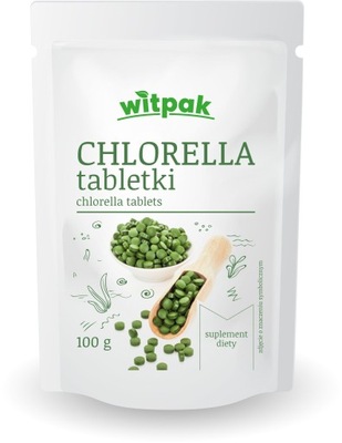 Chlorella tabletki 100g Algi suplement diety WITPAK