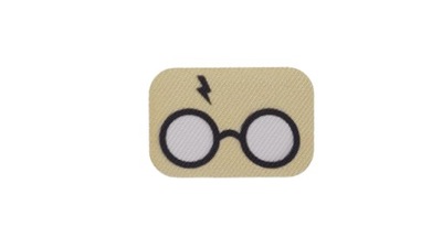 Naszywka termo naprasowanka Harry Potter okulary