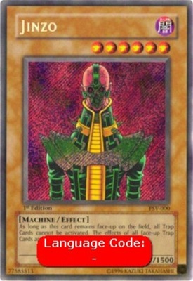 Yu-Gi-Oh! Jinzo (V.2 - Secret Rare)