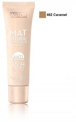 Astor Podkład Mattitude Anti Shine Caramel 402