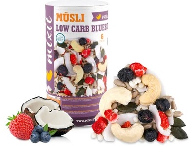 MUSLI LOW CARB JAGODA MIXIT 400G