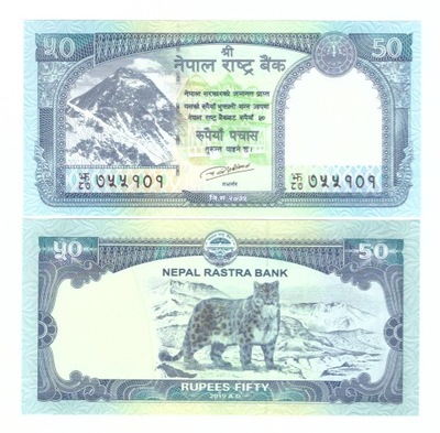 NEPAL 50 RUPEES 2019 P-79 UNC NOWA DATA I PODPIS