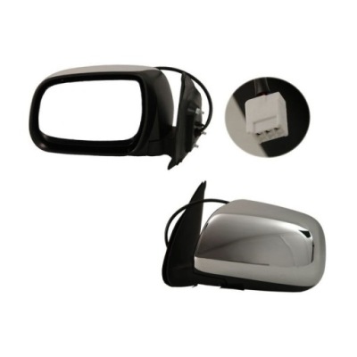 Зеркало левая ele хром toyota hilux n70 2005- фото №1