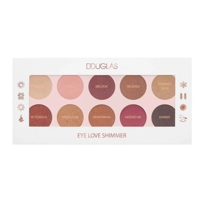 DOUGLAS paleta Eye Love Shimmer cienie do powiek