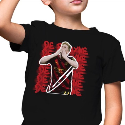 KOSZULKA T-shirt KEVIN De BRUYNE Wzory MiX 158 cm