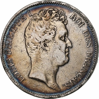 Francja, 5 Francs, Louis-Philippe, 1831, Paris, Sr