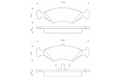 BOSCH ZAPATAS DE FRENADO PARTE DELANTERA FERRARI MONDIAL FORD ESCORT 3 ESCORT  