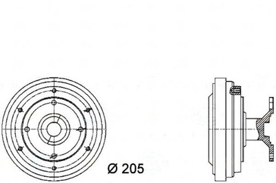Behr hella віскозна муфта зчеплення фото №1