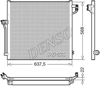 DENSO DCN17058 CONDENSADOR  