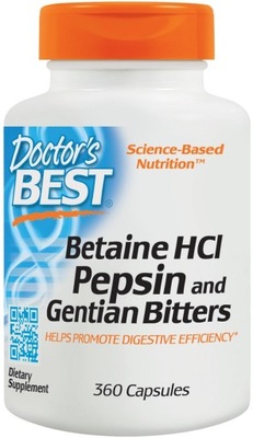 Dr's Best Betaine HCl Pepsin Gentian Pepsyna 360k