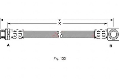 Trw шланг гальмівний elast. ford mondeo i mondeo фото №1