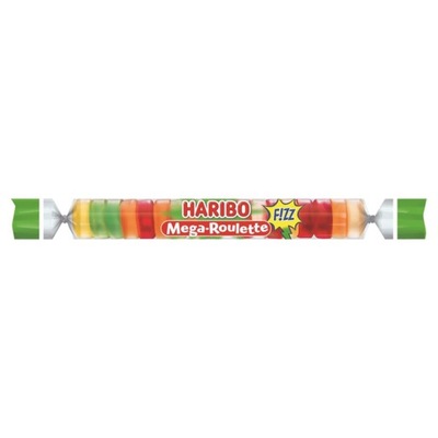 Haribo Mega-Roulette F!zz Żelki owocowe kwaśne 45 g