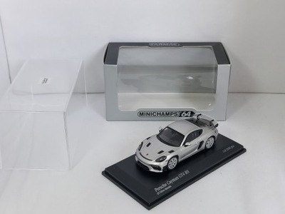 Tarmac 1:64 Porsche Cayman GT4 RS silver