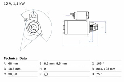 BOSCH STARTER  