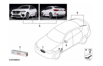 ПЕРЕДНЯЯ ЗАЩИТА BMW X5 X6 NR OEM 51712354498