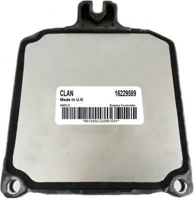 КОМПЬЮТЕР ECU OPEL ASTRA 1.4 CLAN 16229589 CZYSTY