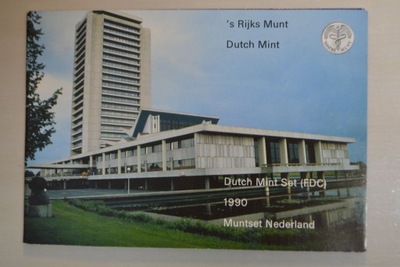 Holandia 1990 - zestaw rocznikowy 6 monet + żeton