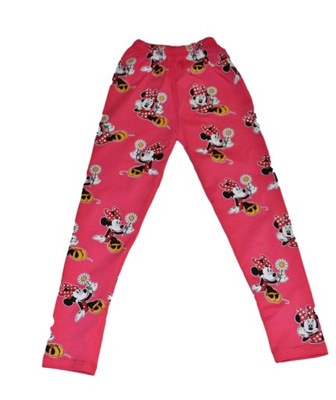 LEGGINSY MYSZKA MINNIE MIKI KWIATY R 80