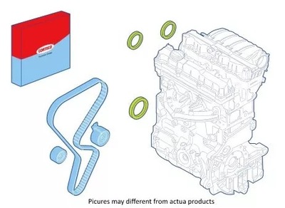 КОМПЛЕКТ ПРОКЛАДОК ВАЛА ГРМ FORD GALAXY 1.9D 03.95-05.06