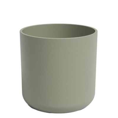 zielona gładka doniczka ceramiczna JUNO 20 donica ceramika zielony kolor