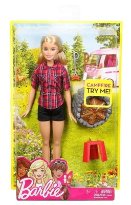Lalka Barbie na biwaku, Mattel FDB44