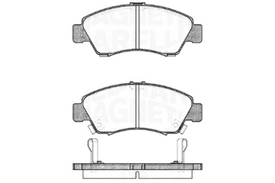 MAGNETI MARELLI ZAPATAS DE FRENADO HONDA CIVIC JAZZ  