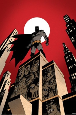 Batman Czarne Charaktery - plakat 61x91,5 cm