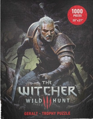 Wiedzmin 3 Geralt 1000 elementów Puzzle