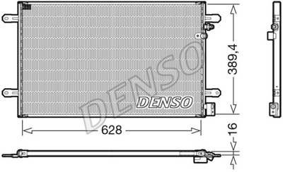 DENSO DCN02037 КОНДЕНСАТОР, КОНДИЦИОНЕР