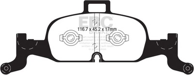 ZAPATAS PARTE DELANTERA EBC GREEN STUFF AUDI A4 B9 | A5 B9 F5 | A6 C8 DP22290  