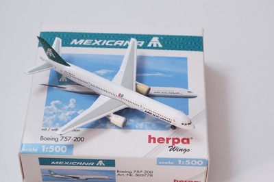 HERPA Mexicana Boeing 757-200 skala 1:500