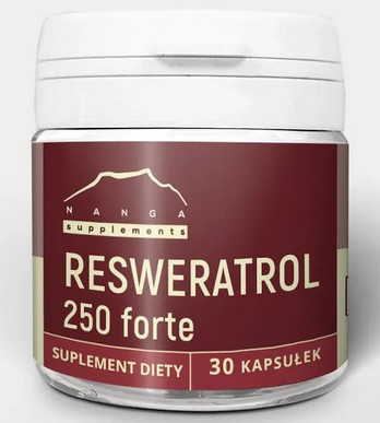 Resweratrol forte 250 mg 30 kaps. NANGA