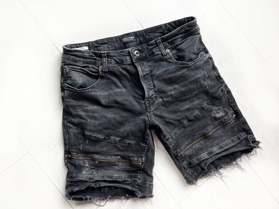 jack&jones męskie spodenki jeansowe M regular fit suwaki