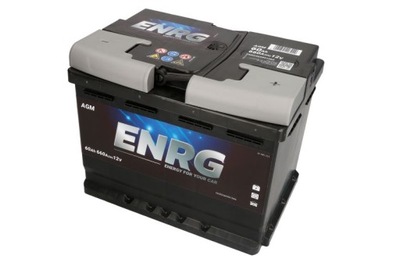 АКУМУЛЯТОР ENRG СТАРТ&STOP AGM 60AH 660A P+