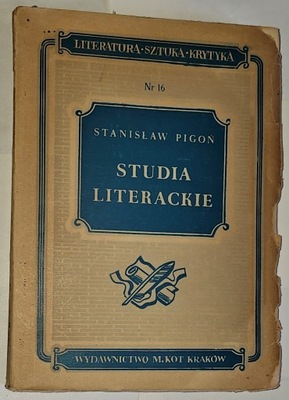 STUDIA LITERACKIE- PIGOŃ