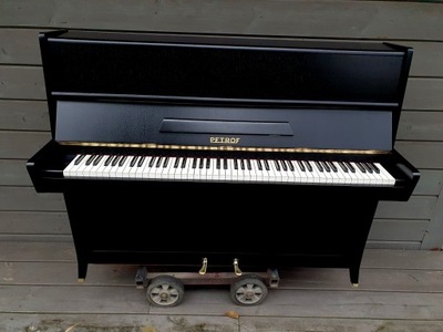 Pianino PETROF 114cm 1970r CZARNY MATOWY
