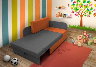 Łóżko dziecięce, narożnik KUBUŚ, kanapa, sofa