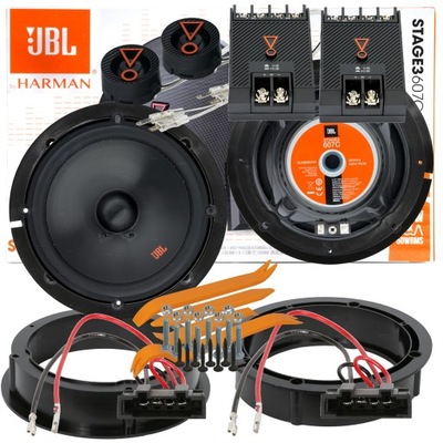 JBL STAGE 3 607C SPEAKERS VW BORA JETTA SCIROCCO  