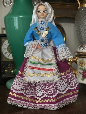 LALKA KOLEKCJONERSKA TRADYCJONALNA FOLK LUDOWA GRECJA KRETA RODOS