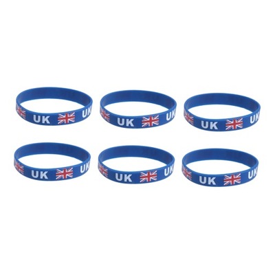 Flaga Wielkiej Brytanii Silikonowe bransoletki Sportowe opaski na rękę