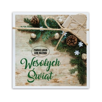 Kartki życzenia świąteczne firmowe na święta dla klientów 48h