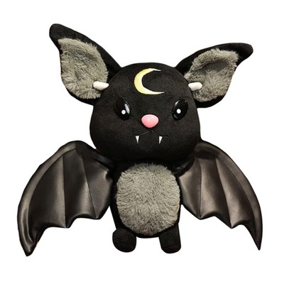 HALLOWEEN WYPCHANA LALKA NIETOPERZ ZABAWKA Z KRESKÓWEK ELASTYCZNA PLUSZOWA